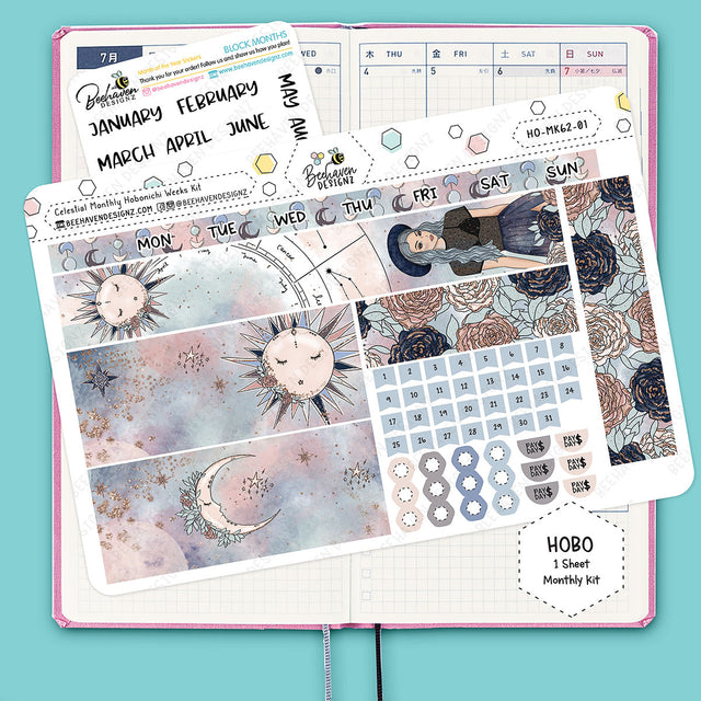 Celestial Hobonichi Monthly Kit