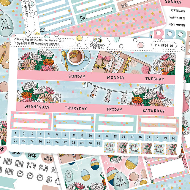 Bunny Hop Happy Planner Monthly Kit