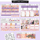 Crystal Cactus Happy Planner Monthly Sticker Kit