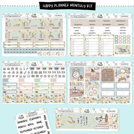 Book Magic Happy Planner Monthly Kit