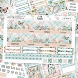 Flowers Flutter Happy Planner Monthly Sticker Kit