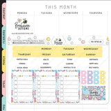 Sweet Rainbow Happy Planner Monthly Kit