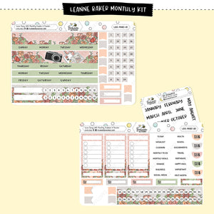 Love Song LBD Monthly Sticker Kit