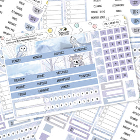 Winter Friends Leanne Baker Monthly Sticker Kit