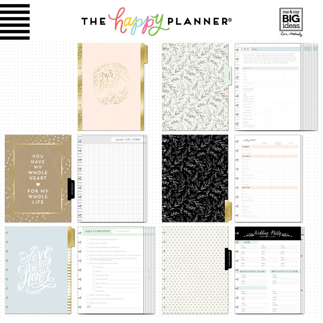 Happy Planner Classic Wedding Planner Extension Pack