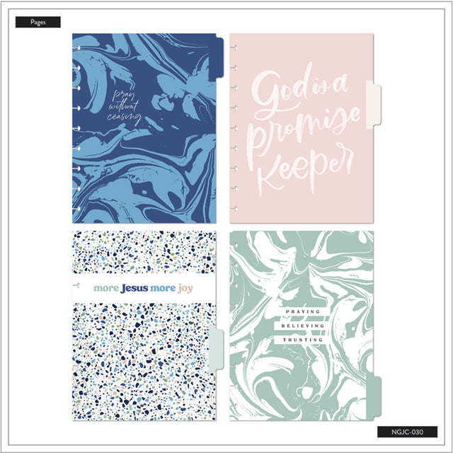 Happy Planner Classic Faith Guided Journal dividers