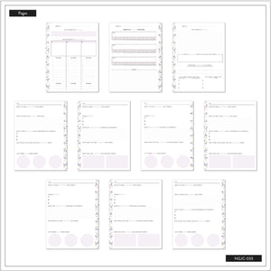 Happy Planner Classic Goals Guided Journal pages