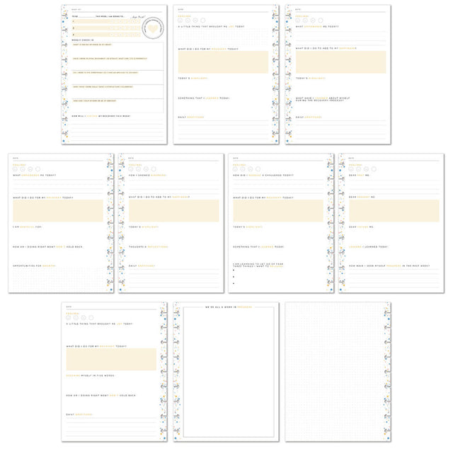 Happy Planner Recovery Classic Guided Journal