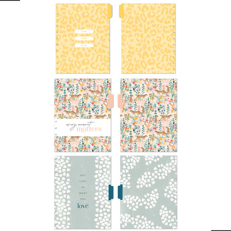 Happy Planner Wild Jungle BIG Notebook - Dotted Lined dividers