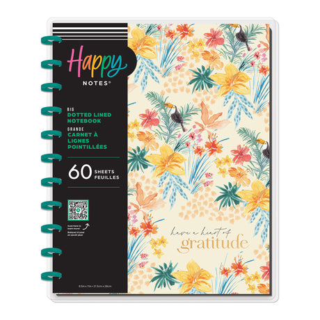 Happy Planner Wild Jungle BIG Notebook - Dotted Lined