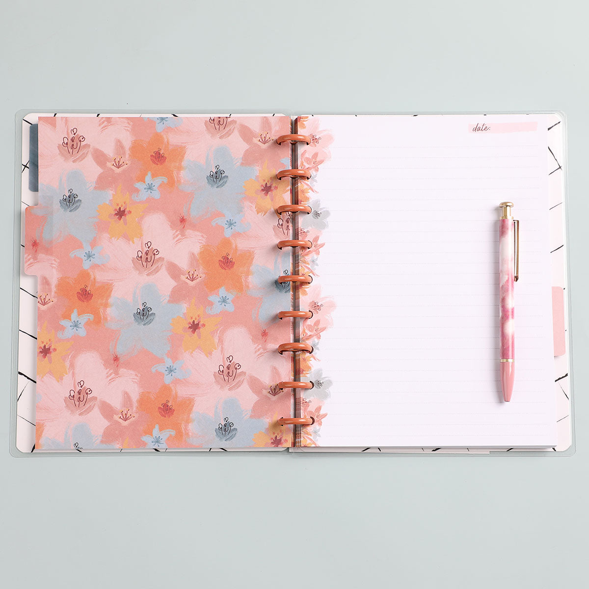 Happy Planner Softly Modern CLASSIC Notebook - Dotted Line flat lay