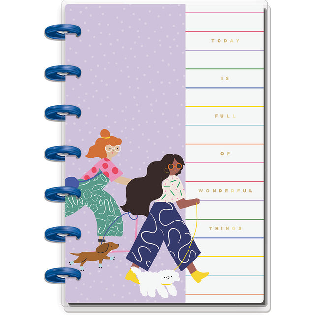 Happy Notes Mini Groovin Movin Mini Notebook - Lined