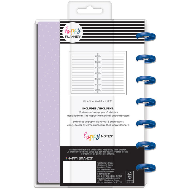 Happy Notes Mini Groovin Movin Mini Notebook - Lined