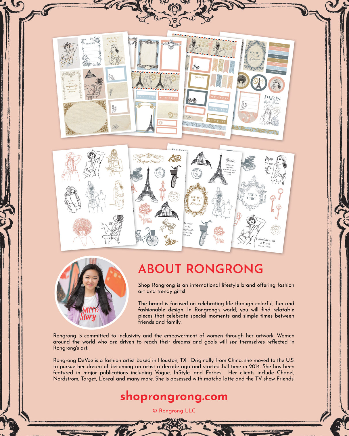 Rongrong Enchanted Sticker Pack