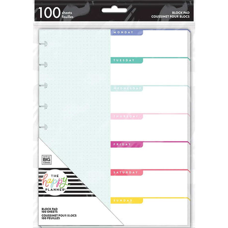 PBAP-25-Happy Planner-Classic-Brights Weekly Paper Pad
