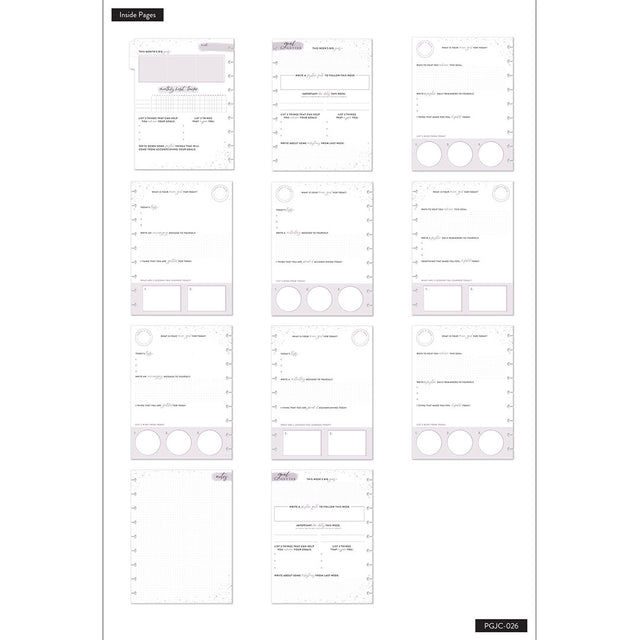 Happy Notes Classic Girl With Goals Guided Journal