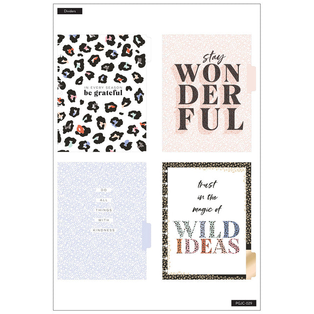 Happy Notes Classic Colourful Leopard Guided Journal