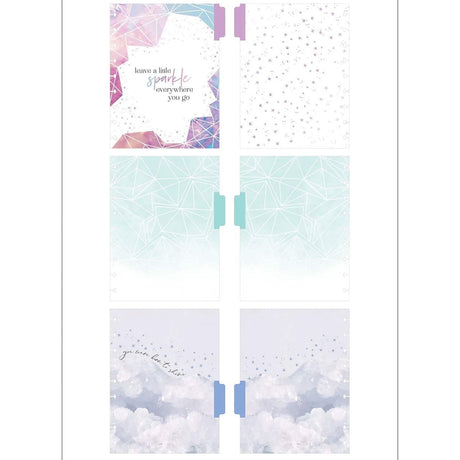 LAST STOCK!! Happy Notes Classic Crystal Vibes Notebook | Dot Lined - Graph Grid