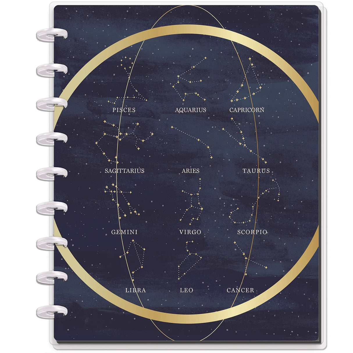 Happy Notes Classic Zodiac Signs Notebook | Dot Lined