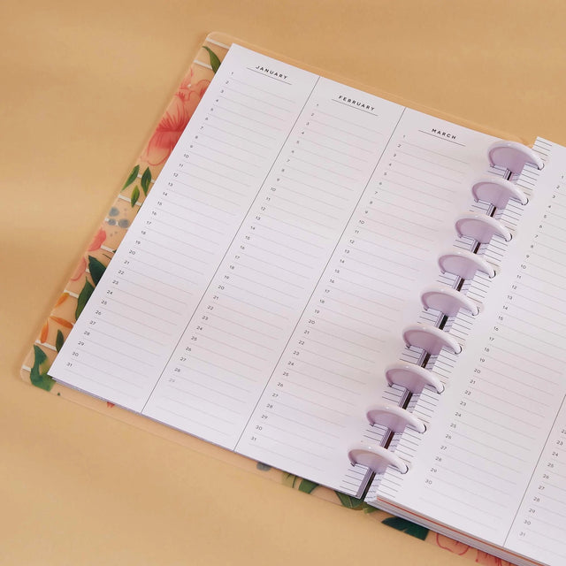 Happy Planner Watercolour Florals CLASSIC Monthly Plans & Notes Journal