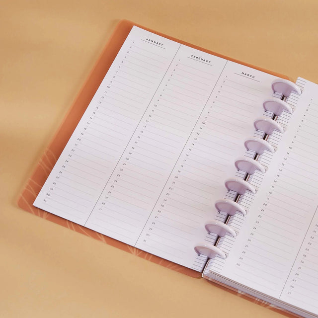 Happy Planner Neutral Farmhouse CLASSIC Monthly Plans & Notes Journal