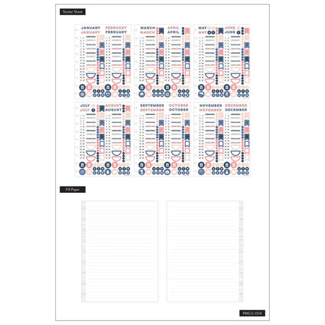 Happy Planner Big Ideas CLASSIC Monthly Plans & Notes Journal