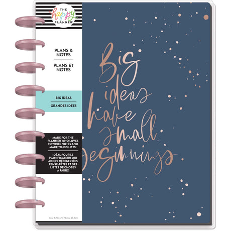 Happy Planner Big Ideas CLASSIC Monthly Plans & Notes Journal