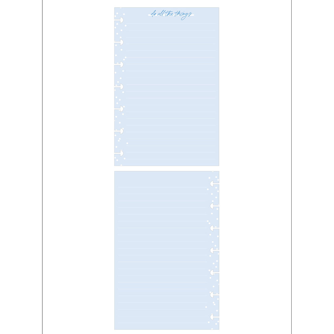 Happy Notes Mini Indigo Mini Notebook | Dot Lined - Graph Grid