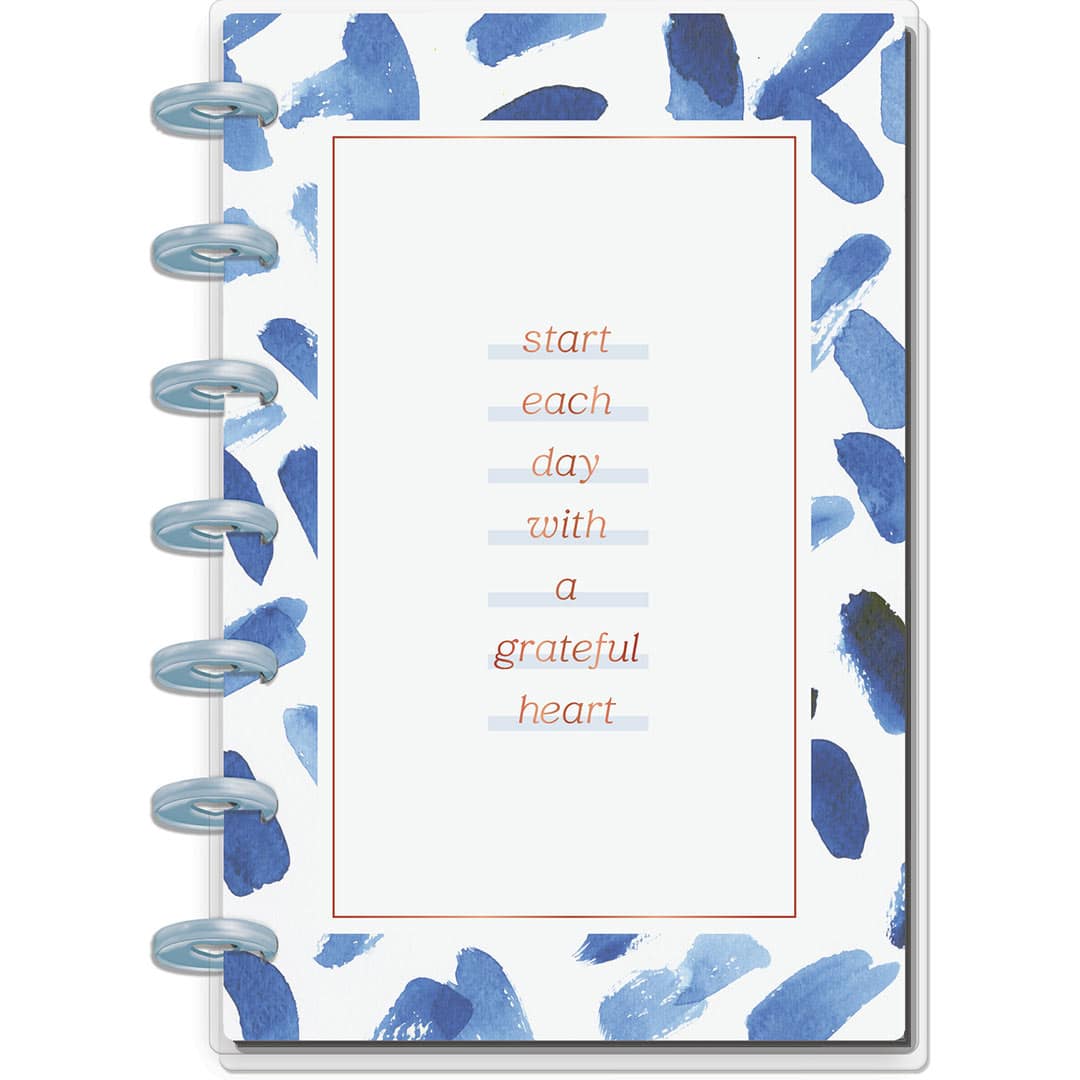 Happy Notes Mini Indigo Mini Notebook | Dot Lined - Graph Grid