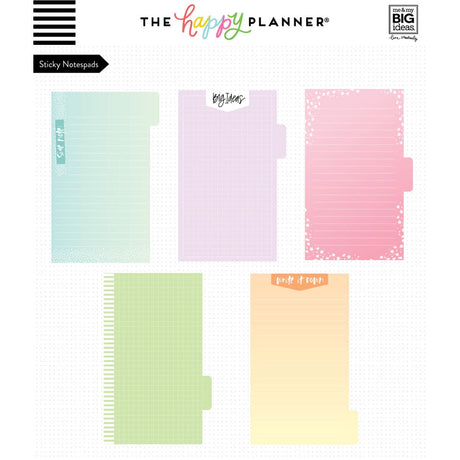LAST STOCK!! Happy Planner Pastels Sticky Note Tabs