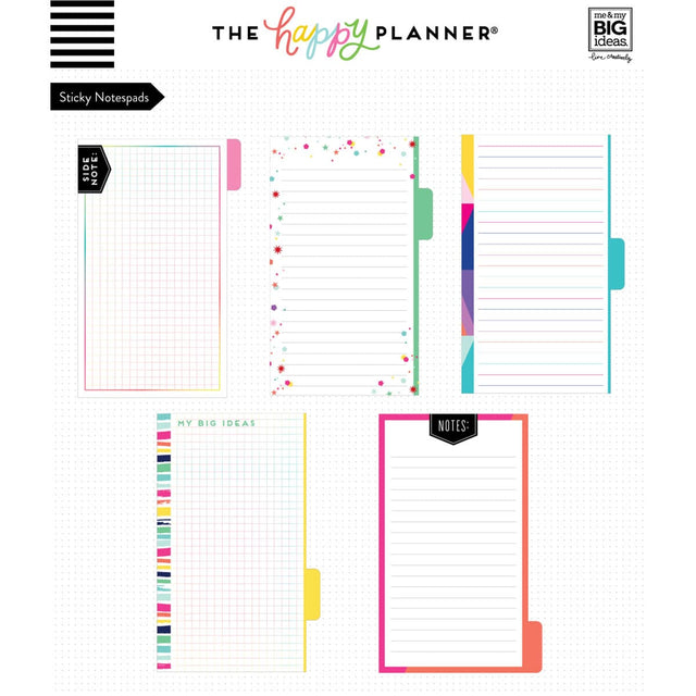 Happy Planner Bright Sticky Note Tabs