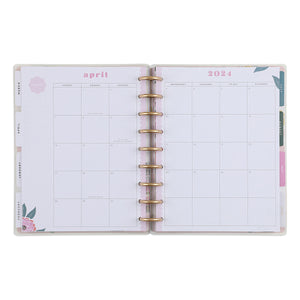 Happy Planner Fresh Bouquet CLASSIC DASHBOARD - 18 Month monthly page