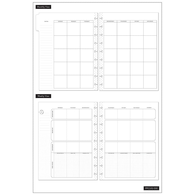 Happy Planner Let Your Heart Wander Classic Wellness - 12 Months Undated