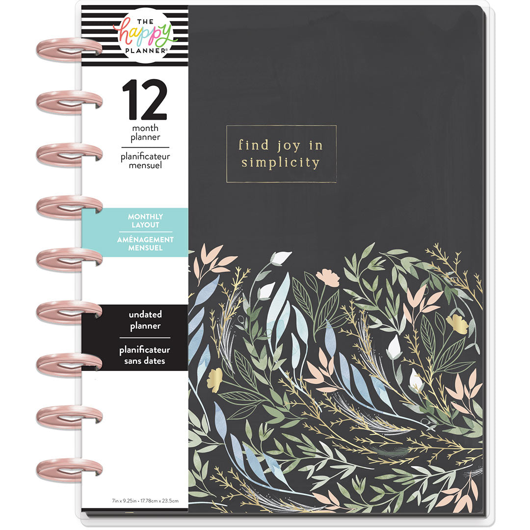 Happy Planner Homebody Classic Monthly - 12 Months Undated