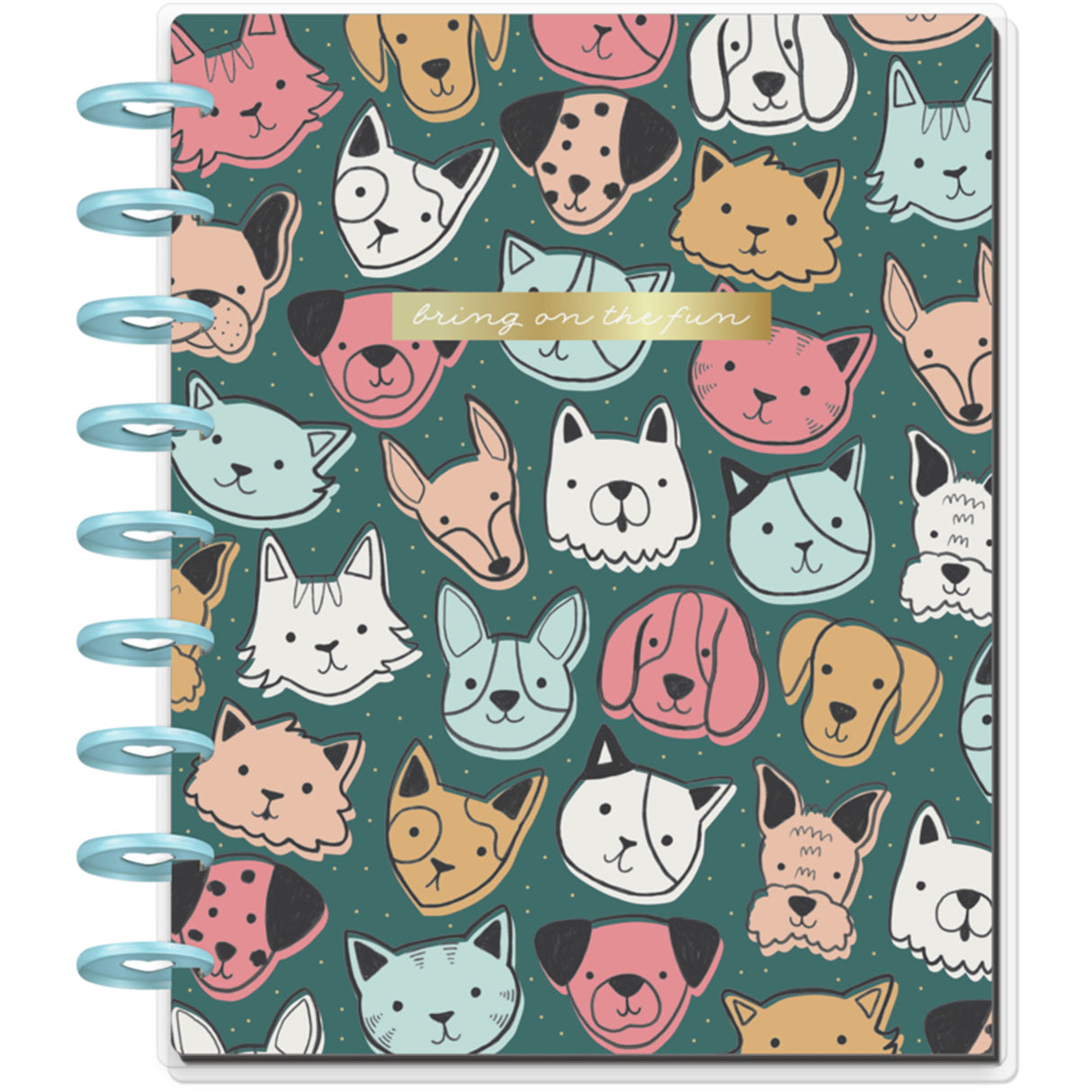 Happy Planner Classic Playful Pets Checklist 12-Months Undated cover