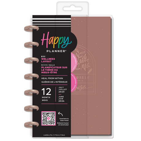 Happy Planner Heal from Within MINI WELLNESS - 12 Month Jul 2023 to Jun 2024