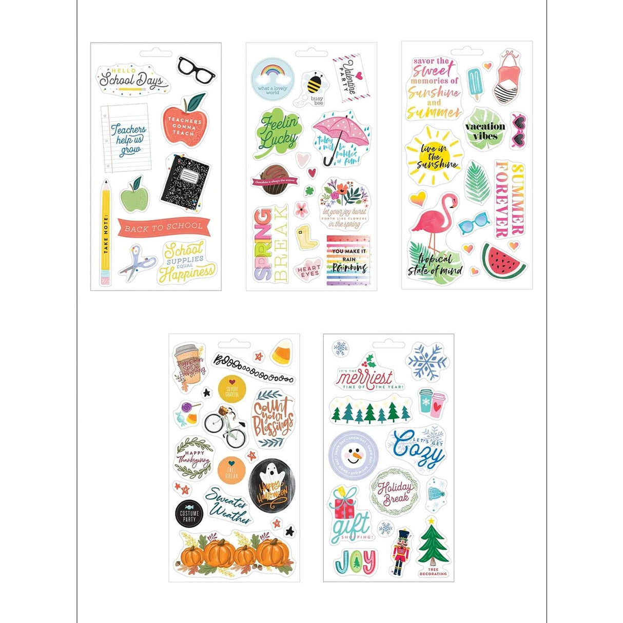 Happy Planner Teacher Sticker Sheets