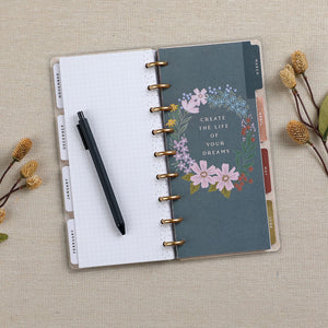 Happy Planner Made to Bloom SKINNY CLASSIC HORIZONTAL - 12 Month Jul 2023 to Jun 2024