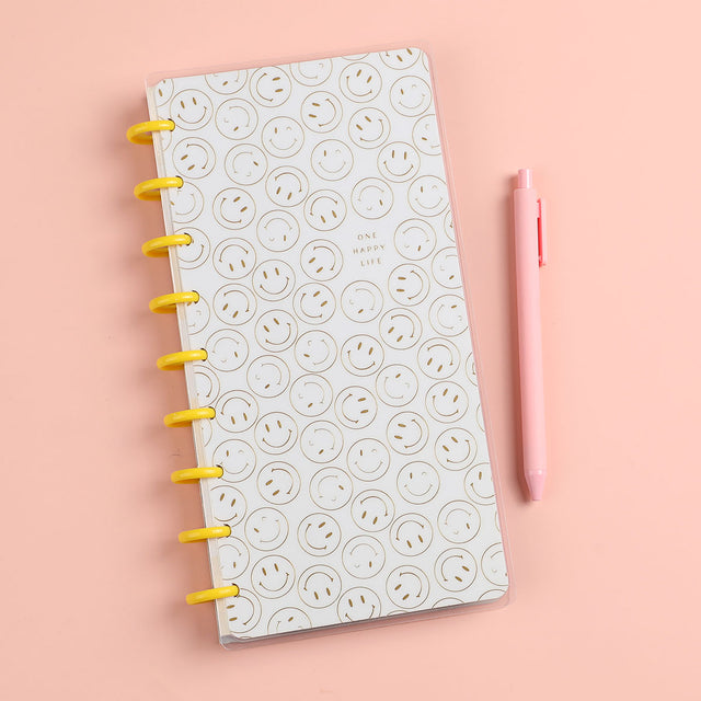 Happy Planner Smiley Face SKINNY CLASSIC HORIZONTAL - 12 Month Jul 2023 to Jun 2024