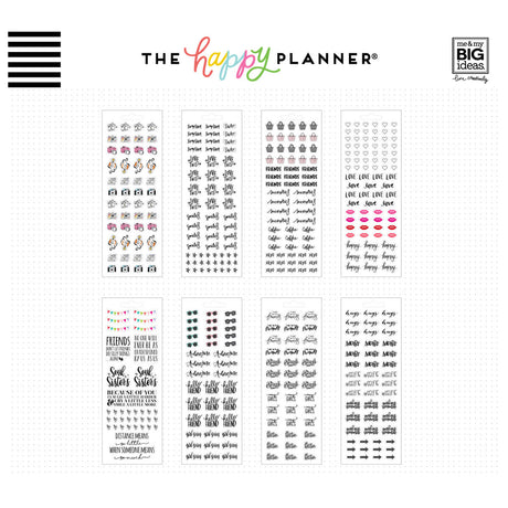 Happy Planner Hello Friend Icon Petite Sticker Book