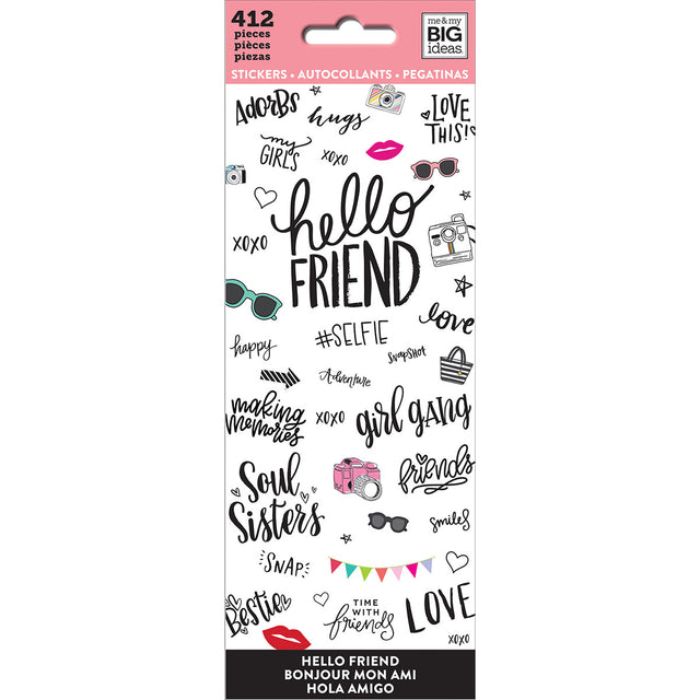 PPSM-05-Happy Planner--Hello Friend Icon Sticker Book