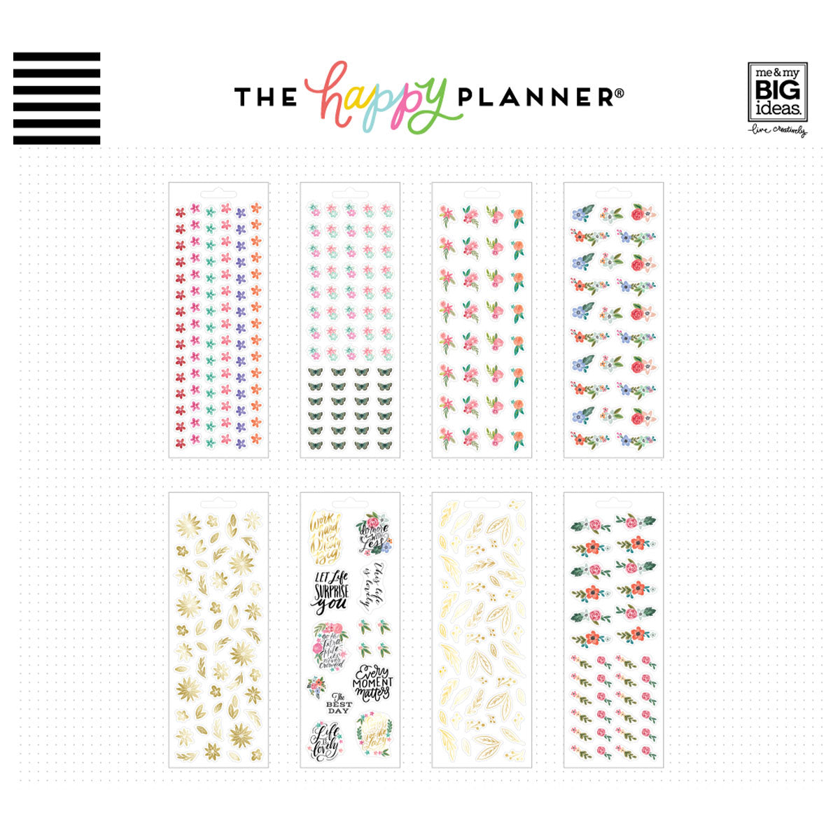 Happy Planner Life is Lovely Icon Petite Sticker Book