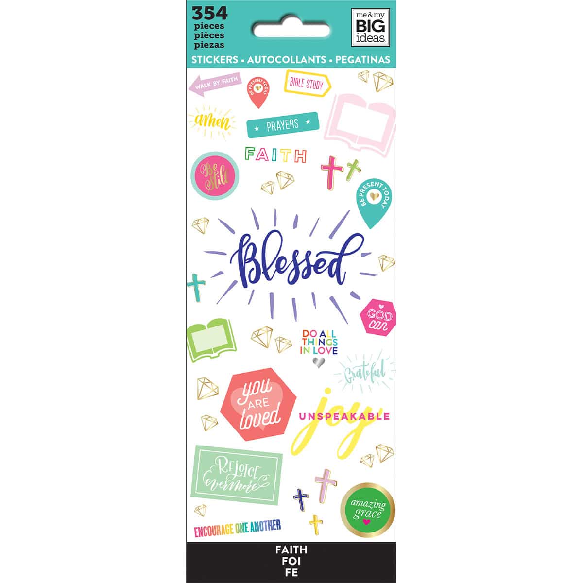 PPSM-19-Happy Planner--Blessed Icon Sticker Book