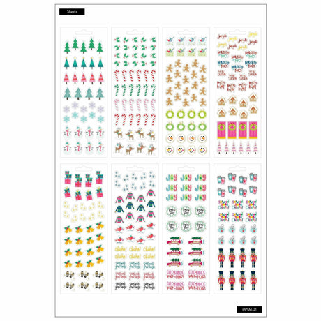 Happy Planner Merry & Bright Icon Petite Sticker Book