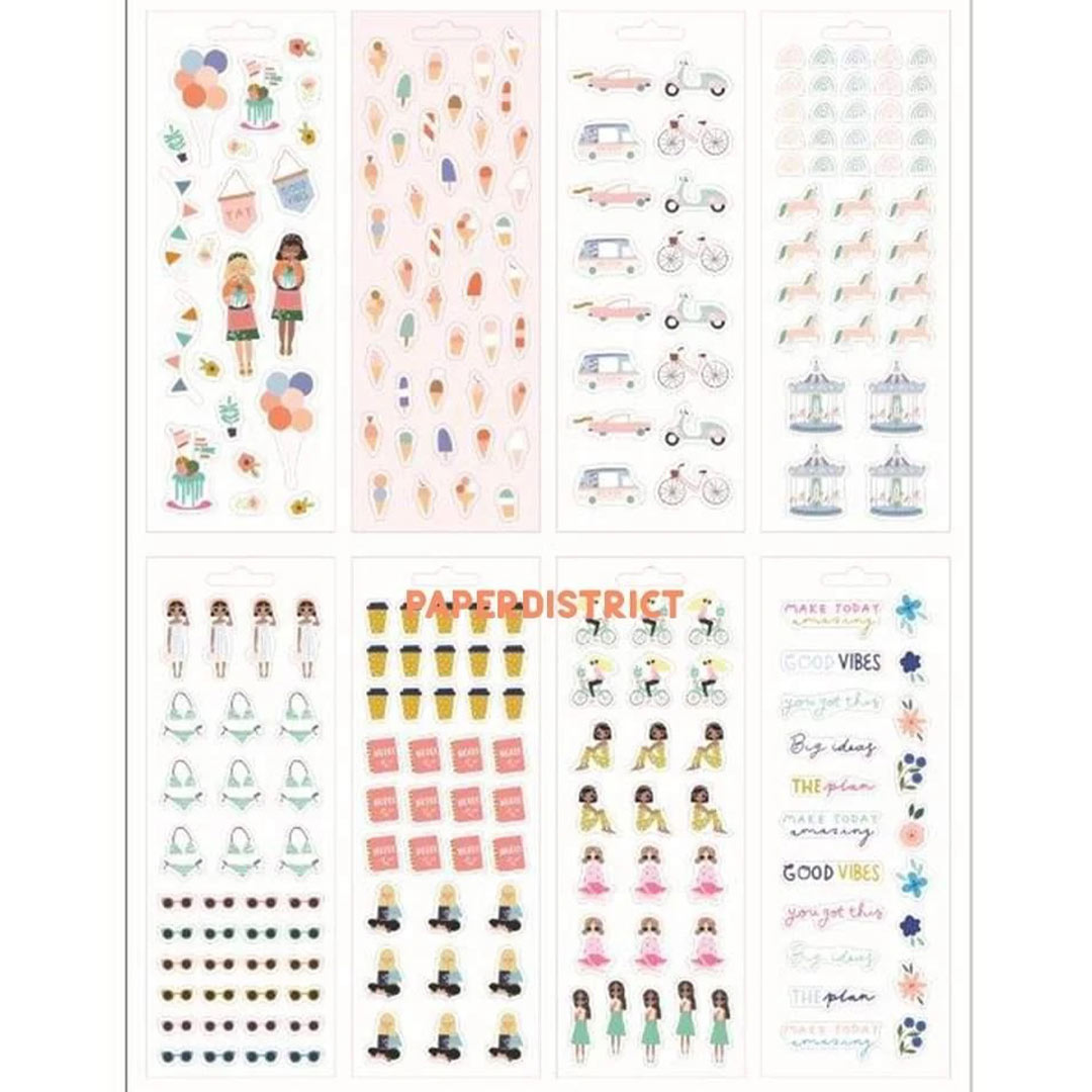 Happy Planner Mini RongRong Going Places Stickers Value Pack