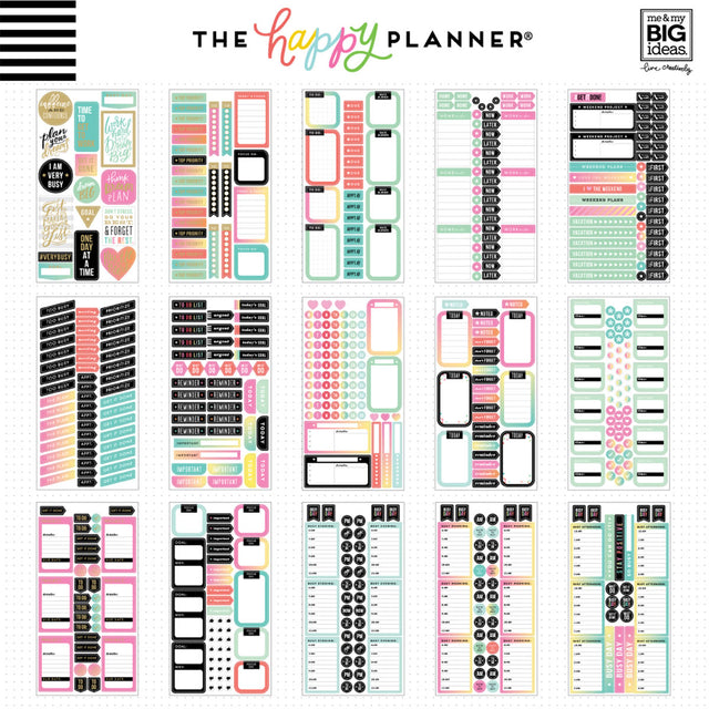 Happy Planner Classic Productivity Stickers Value Pack