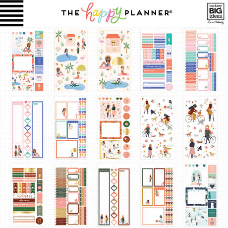 Happy Planner Classic Squad Life Stickers Value Pack