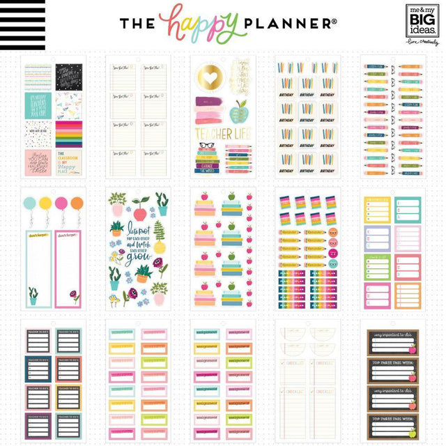 Happy Planner Big Teacher Functional PPSV-128