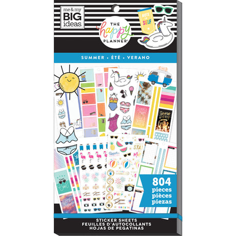 PPSV-163-3048-Happy Planner-Classic-Summer Stickers Value Pack