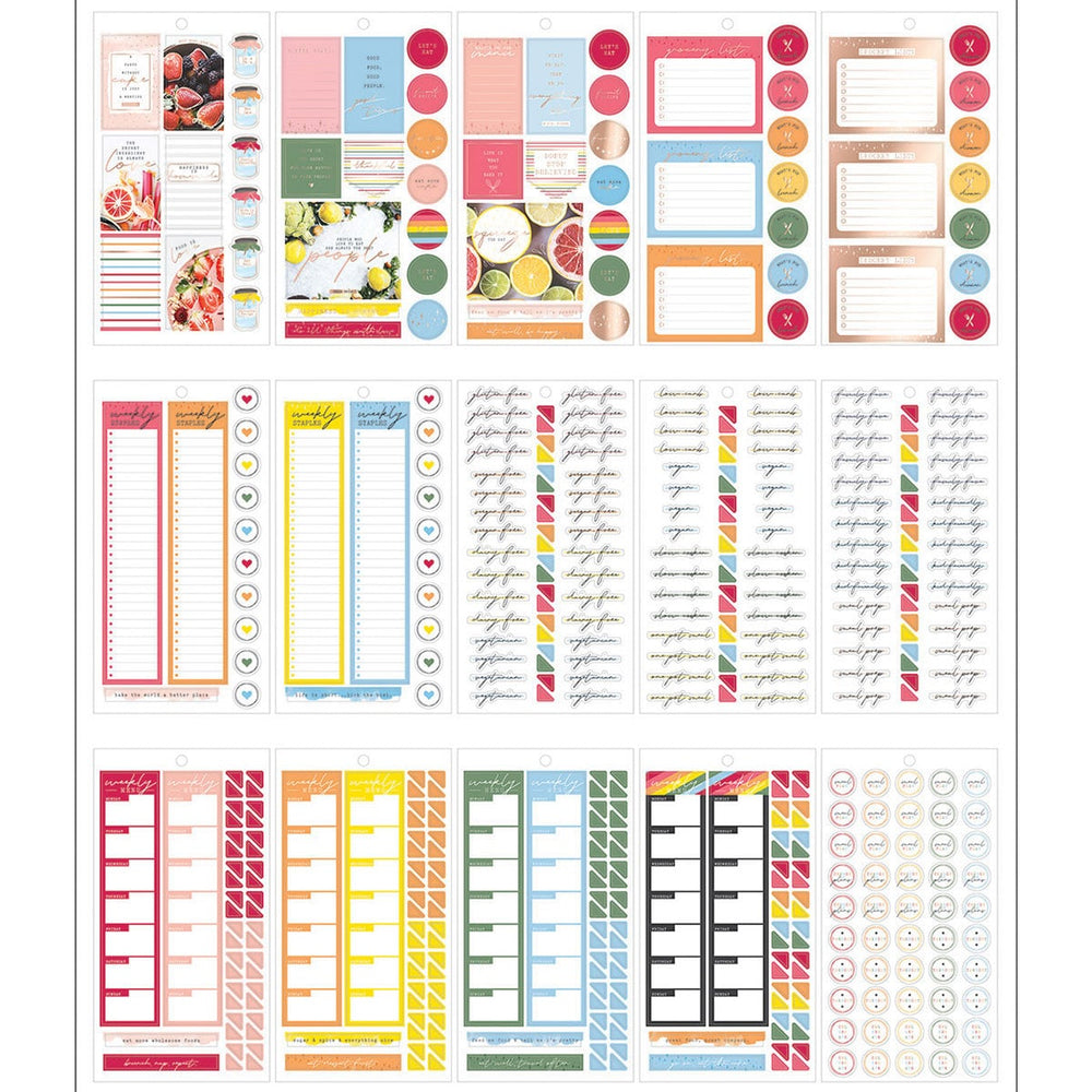 Happy Planner Classic Recipe Stickers Value Pack